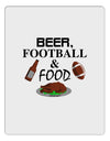 Beer Football Food Aluminum Dry Erase Board-Dry Erase Board-TooLoud-White-Davson Sales