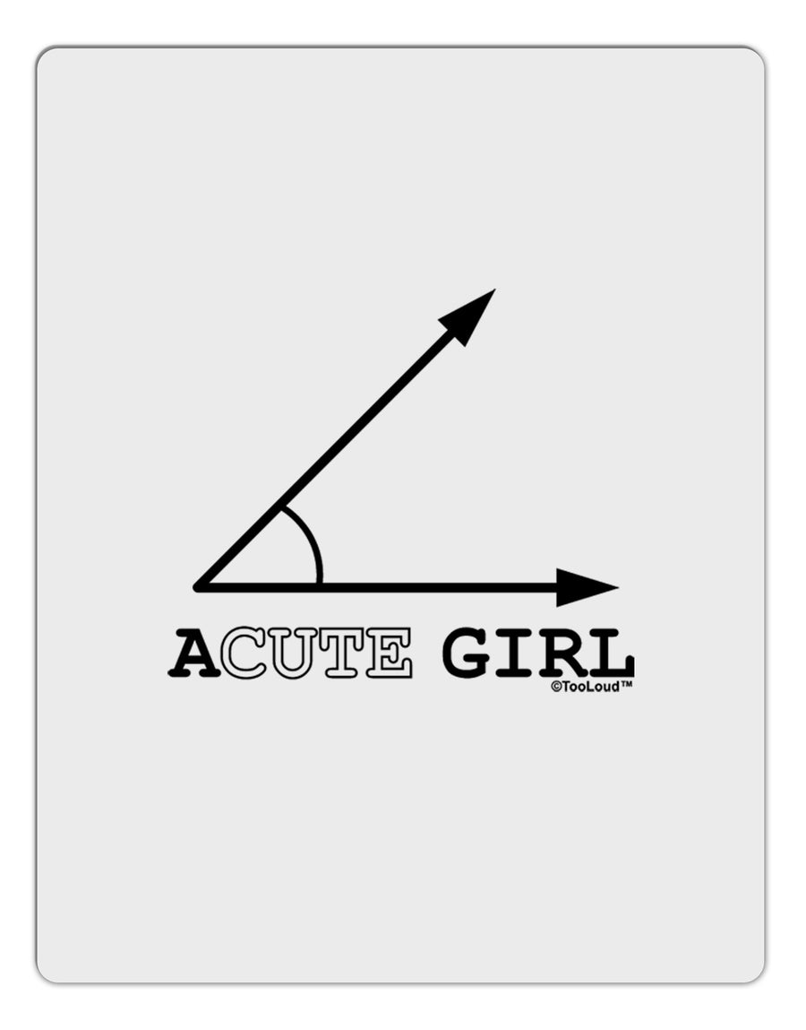 Acute Girl Aluminum Dry Erase Board-Dry Erase Board-TooLoud-White-Davson Sales