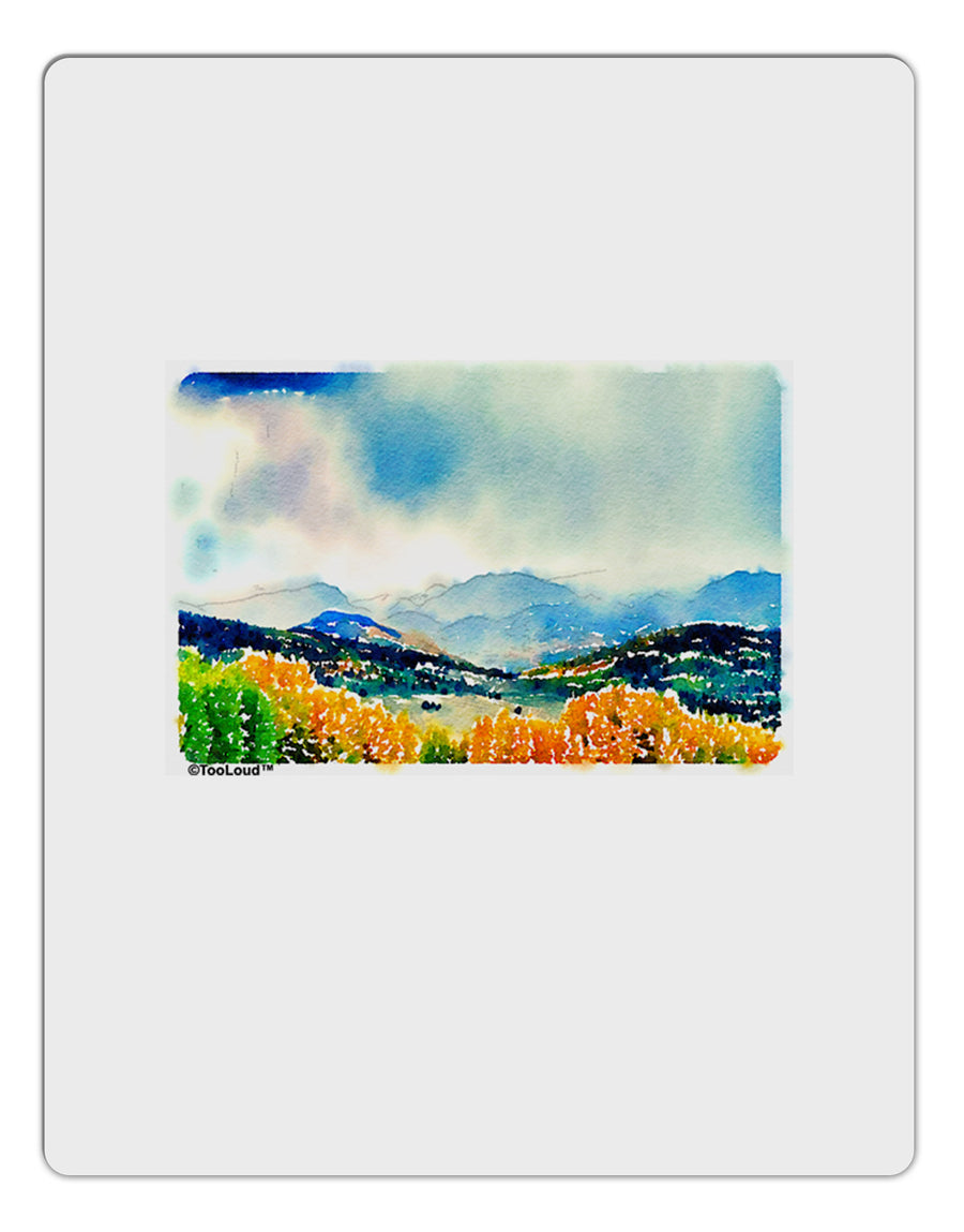 Colorado Mountain Scene Aluminum Dry Erase Board-Dry Erase Board-TooLoud-White-Davson Sales