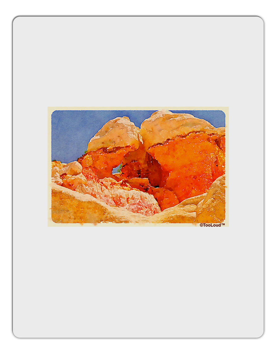 Desert Landscape Watercolor Aluminum Dry Erase Board-Dry Erase Board-TooLoud-White-Davson Sales