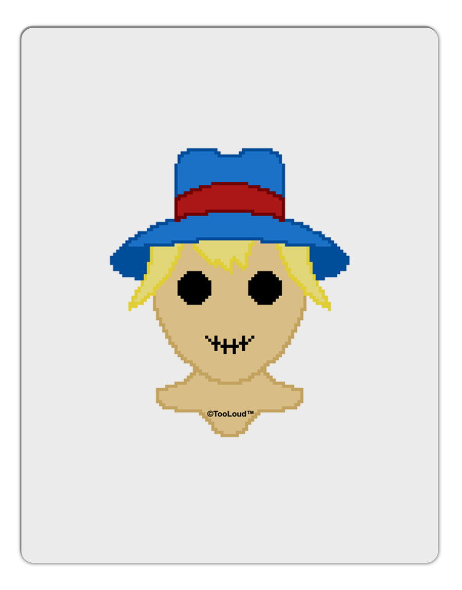 Cute Pixel Scarecrow Aluminum Dry Erase Board-Dry Erase Board-TooLoud-White-Davson Sales