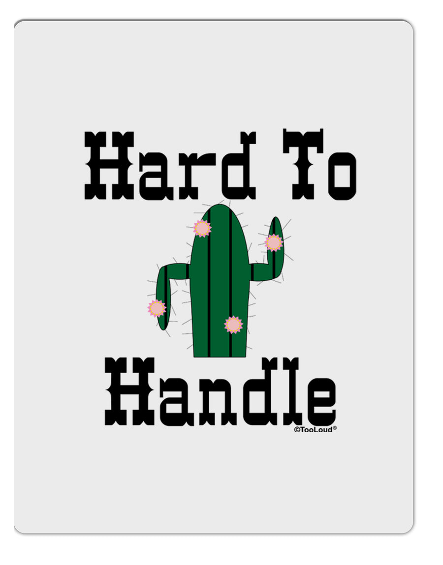 Hard To Handle Cactus Aluminum Dry Erase Board by TooLoud-TooLoud-White-Davson Sales