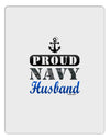 Proud Navy Husband Aluminum Dry Erase Board-Dry Erase Board-TooLoud-White-Davson Sales