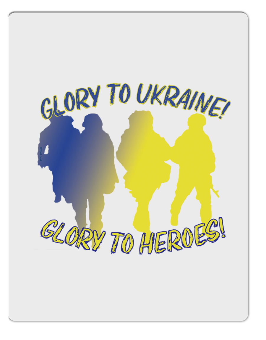 TooLoud Glory to Ukraine Glory to Heroes Aluminum Dry Erase Board