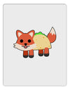 Cute Taco Fox Aluminum Dry Erase Board-Dry Erase Board-TooLoud-White-Davson Sales