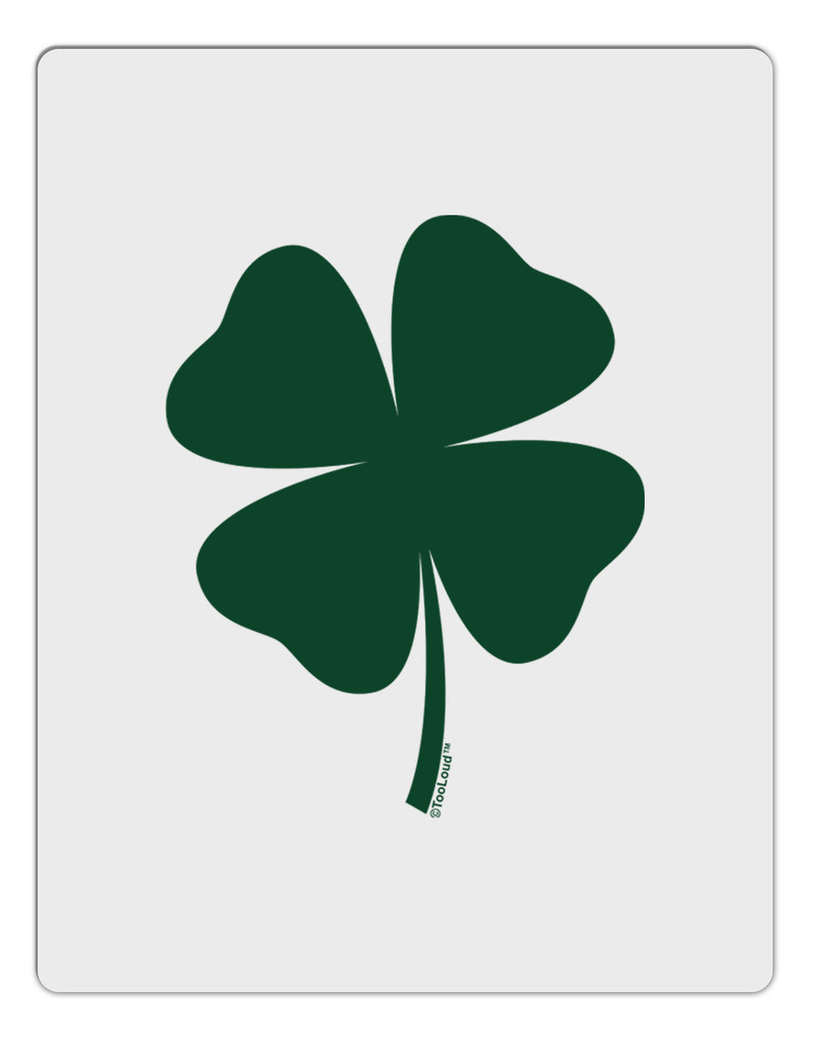 Lucky Four Leaf Clover St Patricks Day Aluminum Dry Erase Board-Dry Erase Board-TooLoud-White-Davson Sales