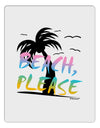 Beach Please - Summer Colors with Palm Trees Aluminum Dry Erase Board-Dry Erase Board-TooLoud-White-Davson Sales