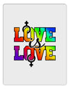 Love Is Love Lesbian Pride Aluminum Dry Erase Board-Dry Erase Board-TooLoud-White-Davson Sales