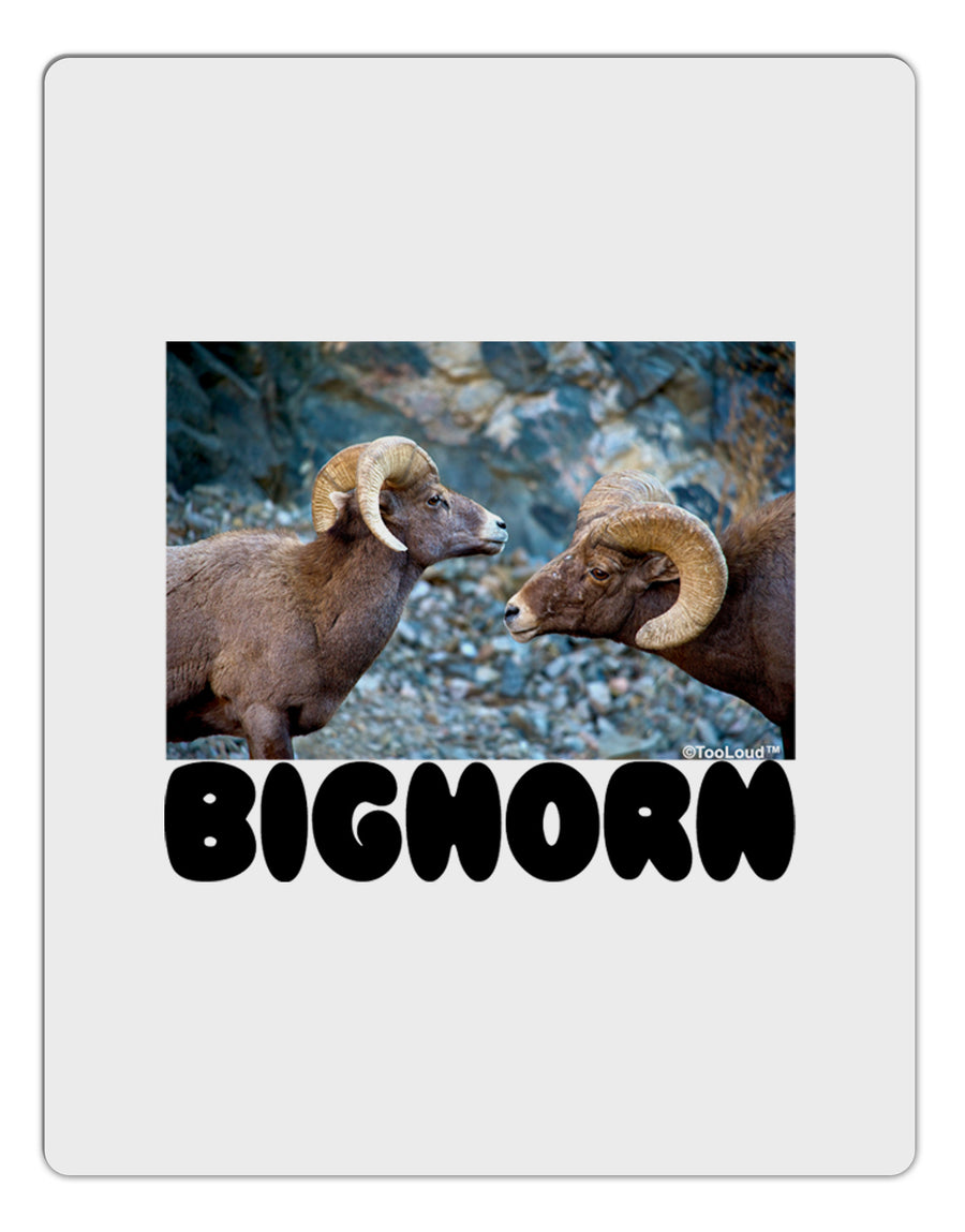 Two Bighorn Rams Text Aluminum Dry Erase Board-Dry Erase Board-TooLoud-White-Davson Sales