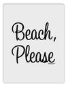 Beach Please Aluminum Dry Erase Board