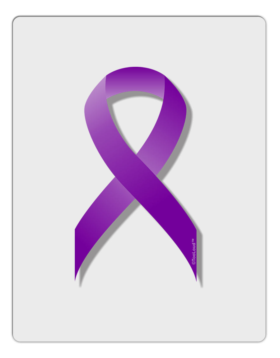Epilepsy Awareness Ribbon - Purple Aluminum Dry Erase Board-Dry Erase Board-TooLoud-White-Davson Sales