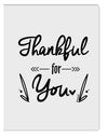 TooLoud Thankful for you Aluminum Dry Erase Board