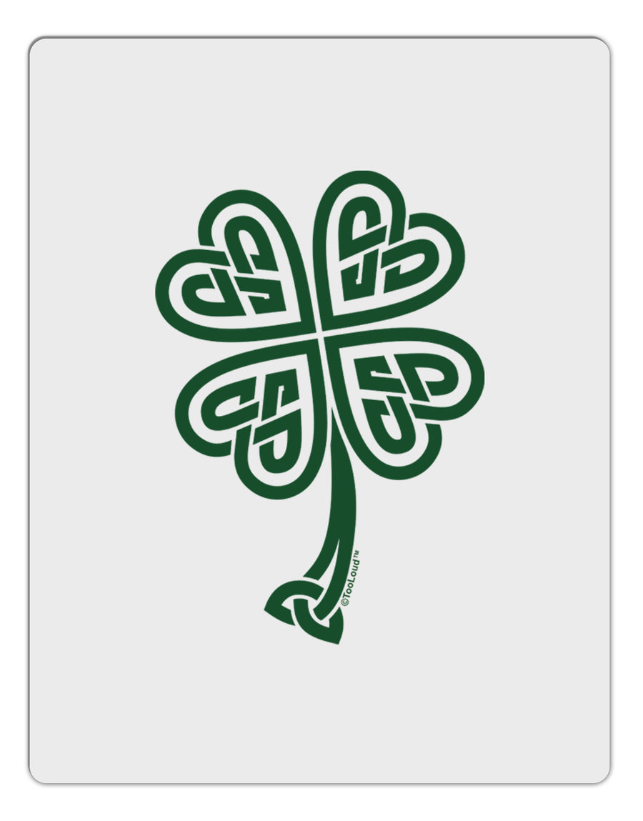 Celtic Knot 4 Leaf Clover St Patricks Aluminum Dry Erase Board-Dry Erase Board-TooLoud-White-Davson Sales