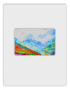 CO Fog Mountains Watercolor Aluminum Dry Erase Board-Dry Erase Board-TooLoud-White-Davson Sales