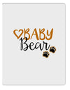 Baby Bear Paws Aluminum Dry Erase Board-Dry Erase Board-TooLoud-White-Davson Sales