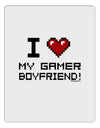 I Heart My Gamer Boyfriend Aluminum Dry Erase Board-Dry Erase Board-TooLoud-White-Davson Sales