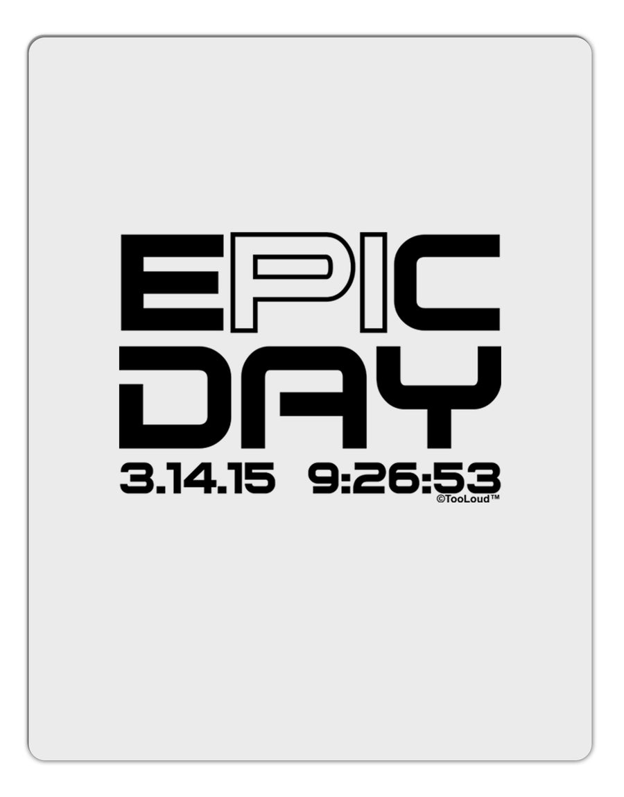 Epic Pi Day Text Design Aluminum Dry Erase Board by TooLoud-Dry Erase Board-TooLoud-White-Davson Sales