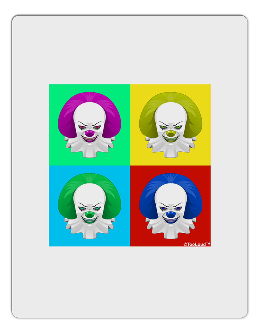 Clown Face Pop Art 2 Aluminum Dry Erase Board-Dry Erase Board-TooLoud-White-Davson Sales