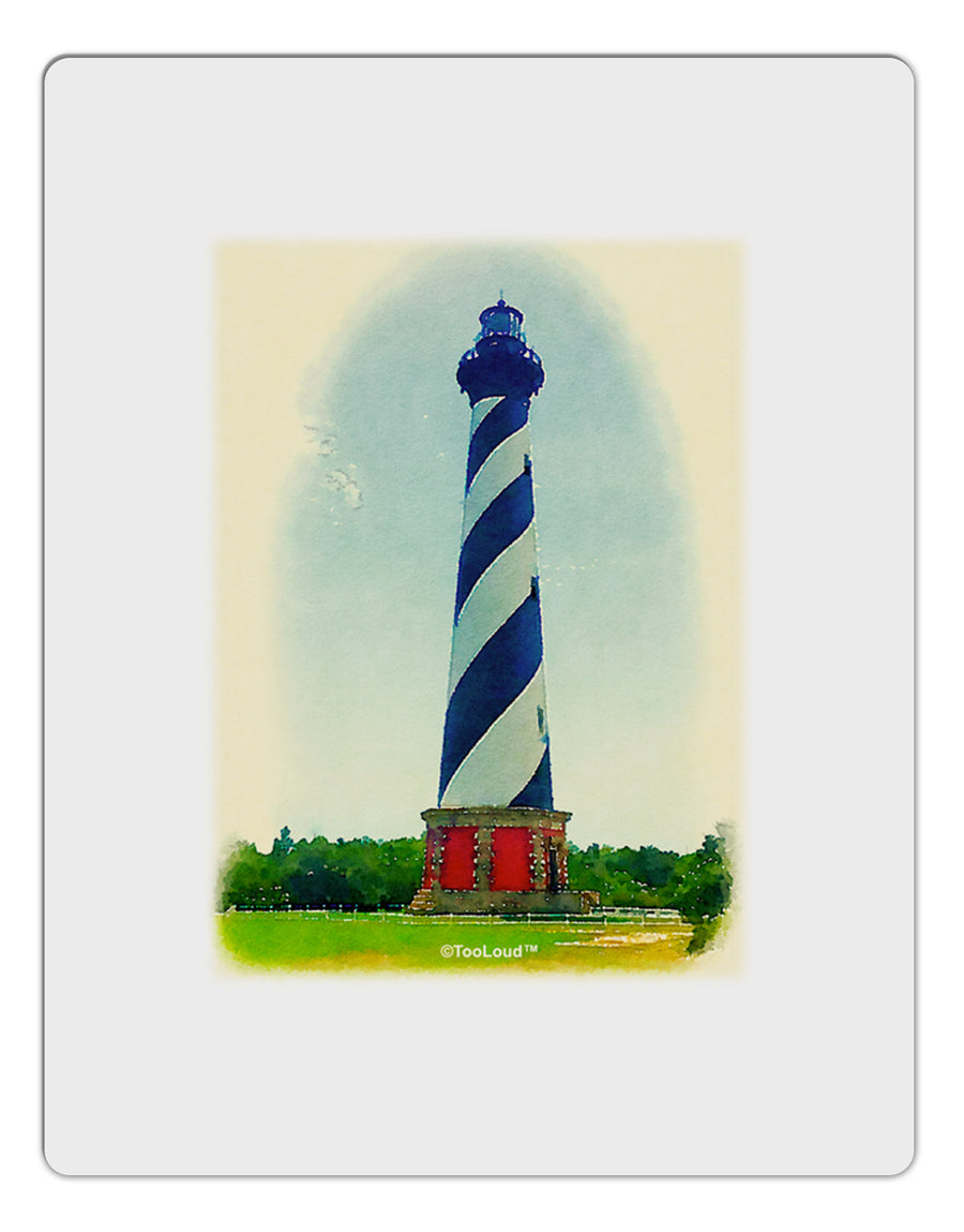 Watercolor Lighthouse 1 Aluminum Dry Erase Board-Dry Erase Board-TooLoud-White-Davson Sales