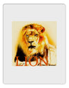 Lion Watercolor 4 Text Aluminum Dry Erase Board-Dry Erase Board-TooLoud-White-Davson Sales