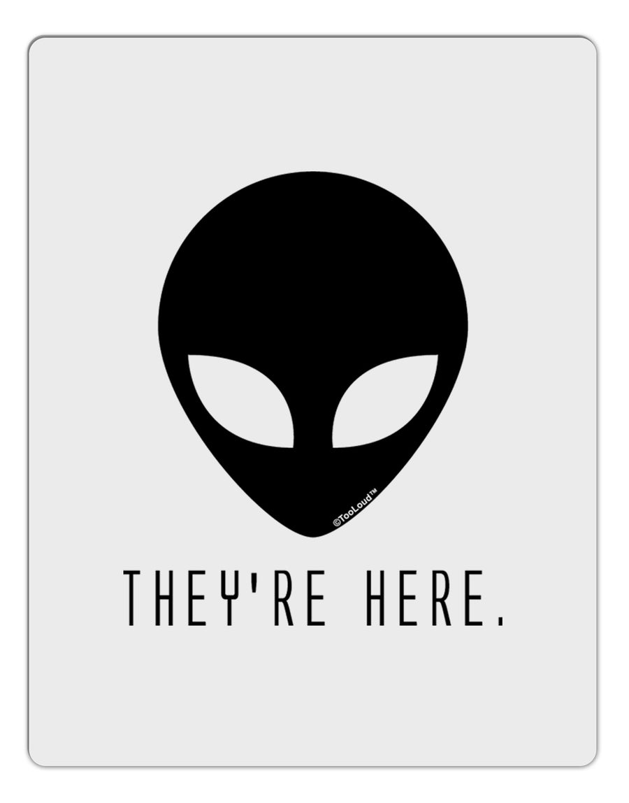 Alien They Are Here Aluminum Dry Erase Board-Dry Erase Board-TooLoud-White-Davson Sales