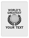 Personalized Worlds Greatest Aluminum Dry Erase Board by TooLoud-Dry Erase Board-TooLoud-White-Davson Sales