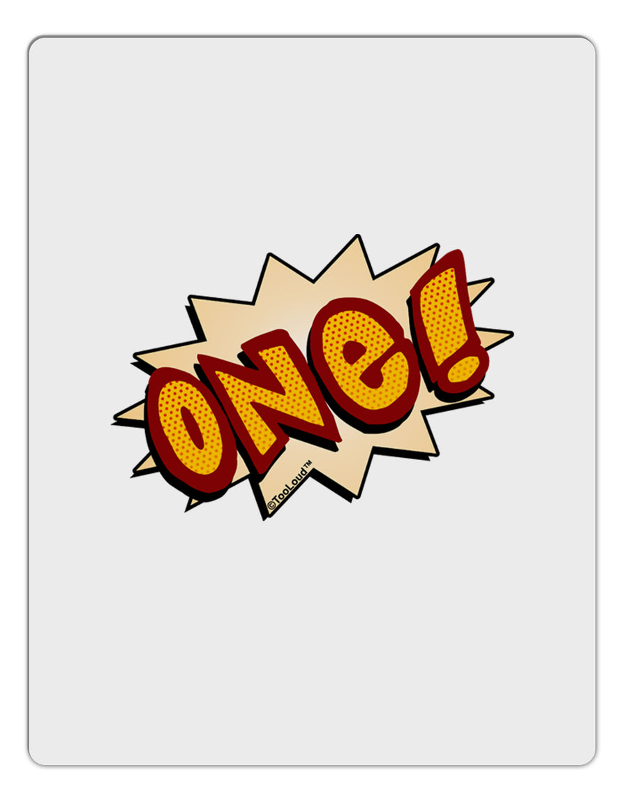 Onomatopoeia One Birthday Aluminum Dry Erase Board-Dry Erase Board-TooLoud-White-Davson Sales