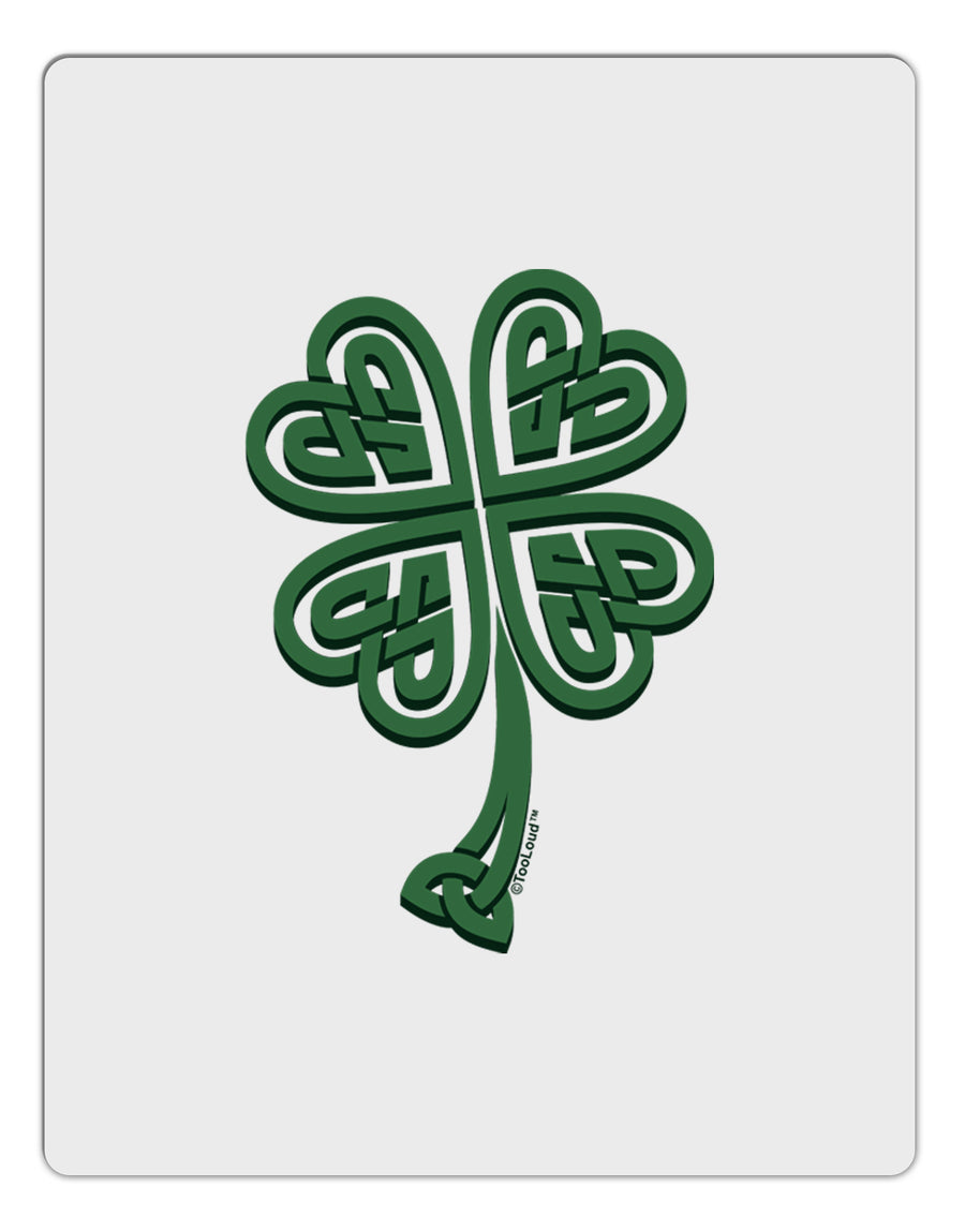 3D Style Celtic Knot 4 Leaf Clover Aluminum Dry Erase Board-Dry Erase Board-TooLoud-White-Davson Sales