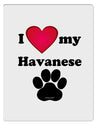 I Heart My Havanese Aluminum Dry Erase Board by TooLoud-TooLoud-White-Davson Sales
