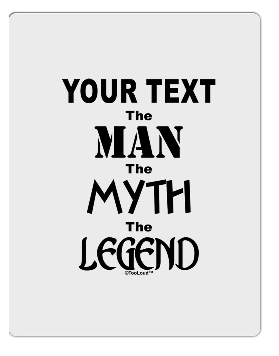 Personalized The Man The Myth The Legend Aluminum Dry Erase Board by TooLoud-Dry Erase Board-TooLoud-White-Davson Sales