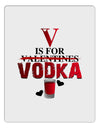 V Is For Vodka Aluminum Dry Erase Board-Dry Erase Board-TooLoud-White-Davson Sales