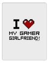 I Heart My Gamer Girlfriend Aluminum Dry Erase Board-Dry Erase Board-TooLoud-White-Davson Sales