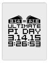 Ultimate Pi Day Design - Mirrored Pies Aluminum Dry Erase Board by TooLoud-Dry Erase Board-TooLoud-White-Davson Sales