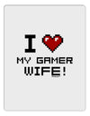 I Heart My Gamer Wife Aluminum Dry Erase Board-Dry Erase Board-TooLoud-White-Davson Sales