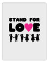 Stand For Love Pink Heart Aluminum Dry Erase Board-Dry Erase Board-TooLoud-White-Davson Sales