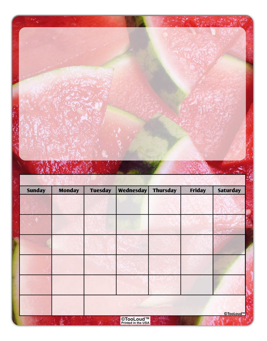 Watermelon Everywhere Blank Calendar Dry Erase Board All Over Print-Dry Erase Board-TooLoud-White-Davson Sales