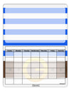 Pirate Crew Costume - Blue Blank Calendar Dry Erase Board All Over Print-Dry Erase Board-TooLoud-White-Davson Sales