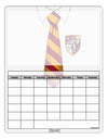 TooLoud Wizard Uniform Red and Yellow Blank Calendar Dry Erase Board All Over Print-Dry Erase Board-TooLoud-White-Davson Sales