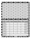 Tetra Circle Tesseract Blank Calendar Dry Erase Board All Over Print-Dry Erase Board-TooLoud-White-Davson Sales