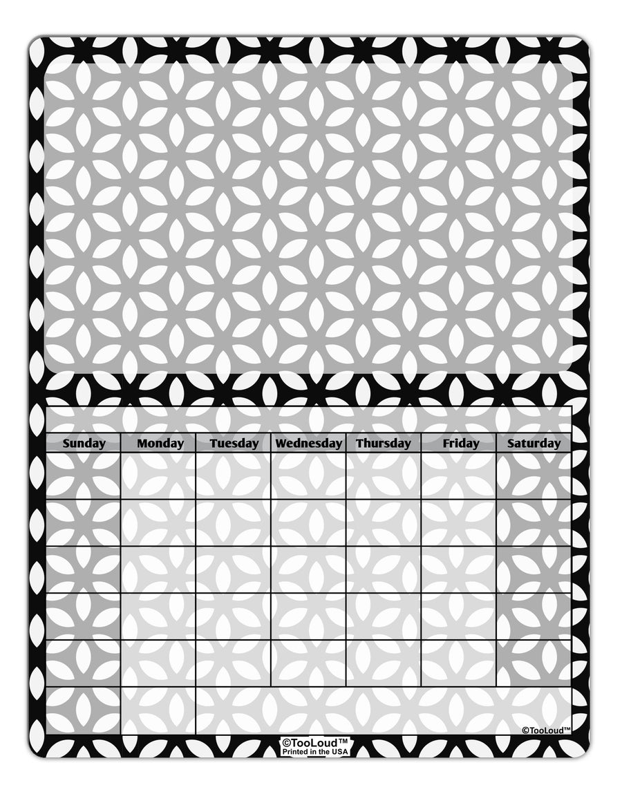 Tetra Circle Tesseract Blank Calendar Dry Erase Board All Over Print-Dry Erase Board-TooLoud-White-Davson Sales