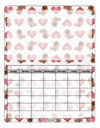 Pomeranian Hearts AOP Blank Calendar Dry Erase Board All Over Print-Dry Erase Board-TooLoud-White-Davson Sales