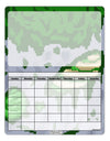 Pixel Zombie Costume Green Blank Calendar Dry Erase Board All Over Print-Dry Erase Board-TooLoud-White-Davson Sales