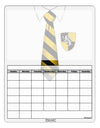 TooLoud Wizard Uniform Yellow and Black AOP Blank Calendar Dry Erase Board All Over Print-Dry Erase Board-TooLoud-White-Davson Sales