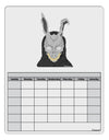 Scary Buny Face Watercolor Blank Calendar Dry Erase Board-Dry Erase Board-TooLoud-White-Davson Sales