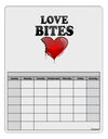 Love Bites Blank Calendar Dry Erase Board-Dry Erase Board-TooLoud-White-Davson Sales