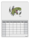 Green Dinosaur Breaking Free Blank Calendar Dry Erase Board by TooLoud