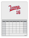 TooLoud Trump Jersey 16 Blank Calendar Dry Erase Board-Dry Erase Board-TooLoud-White-Davson Sales