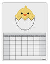 Cute Hatching Chick Design Blank Calendar Dry Erase Board by TooLoud-Dry Erase Board-TooLoud-White-Davson Sales
