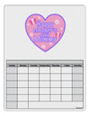 Happy Mother's Day Mommy - Pink Blank Calendar Dry Erase Board by TooLoud-Dry Erase Board-TooLoud-White-Davson Sales