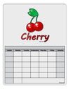 Cherry Text Blank Calendar Dry Erase Board-Dry Erase Board-TooLoud-White-Davson Sales